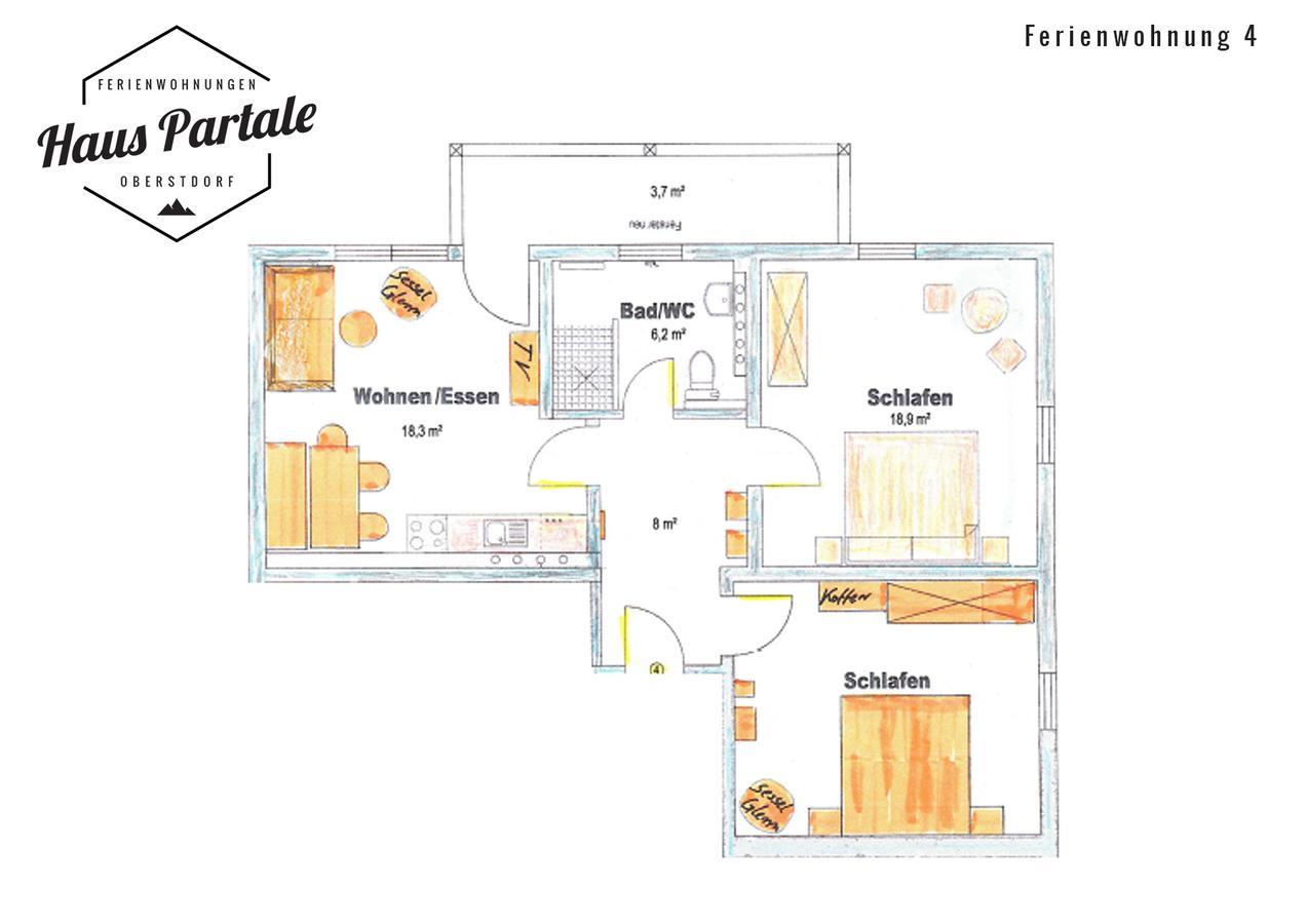Haus Partale Oberstdorf Exterior foto